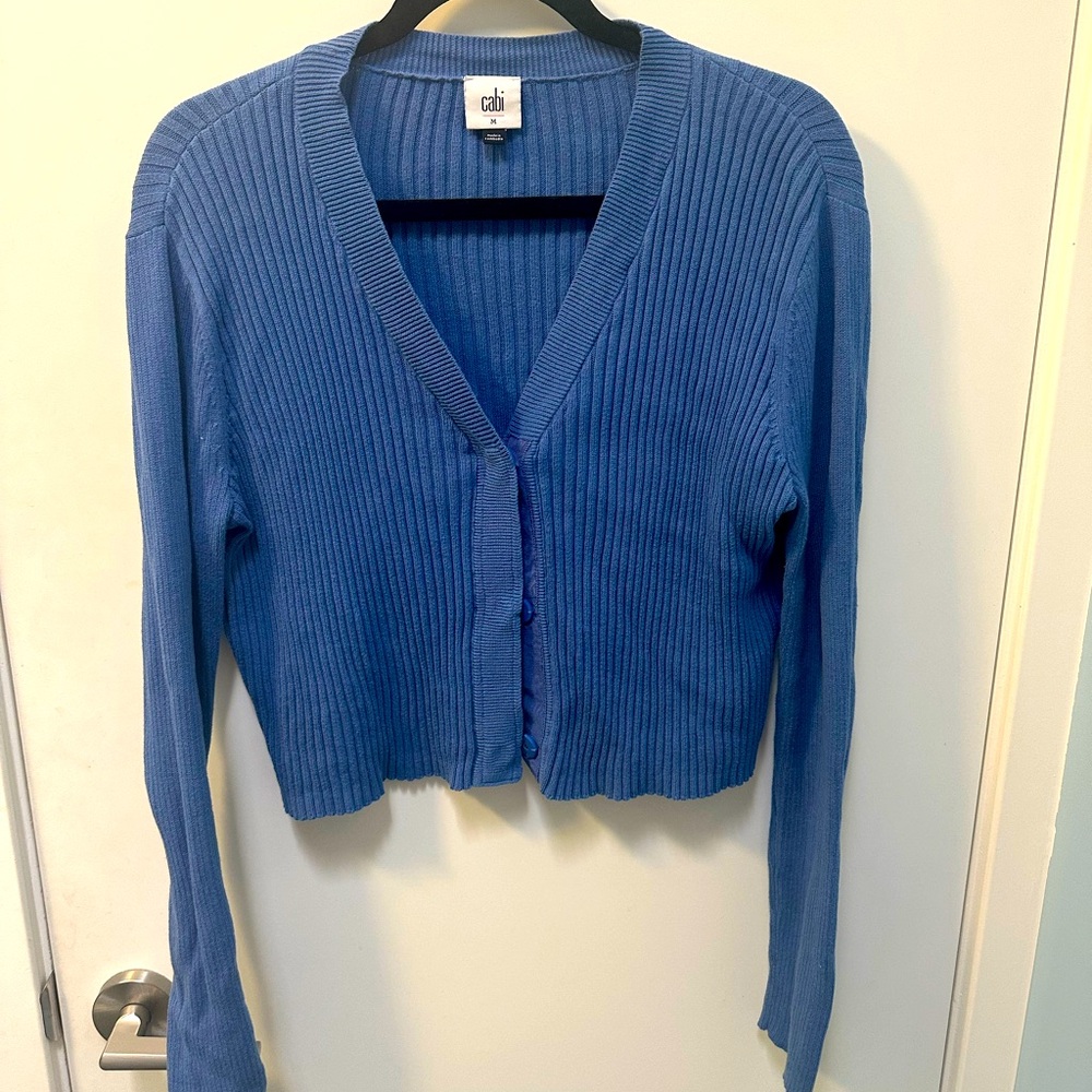 Slim Rib Cardigan from Cabi
